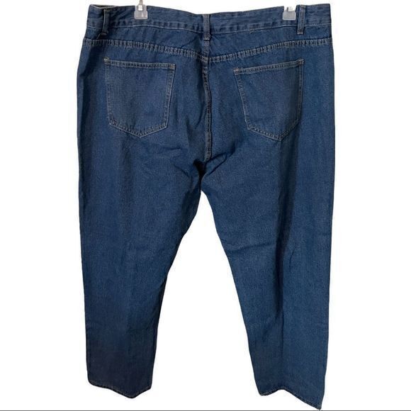 NWT Allabreve Women's Plus Size Distressed Ripped‎ Skinny Jeans Blue Size 4XL - Picture 2 of 4